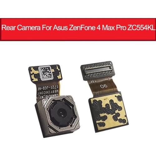 Genuine Rear Main Camera For Asus ZenFone 4 Max Pro ZC554KL Big Back Camera Module Flex Cable High Quality Replacement Parts