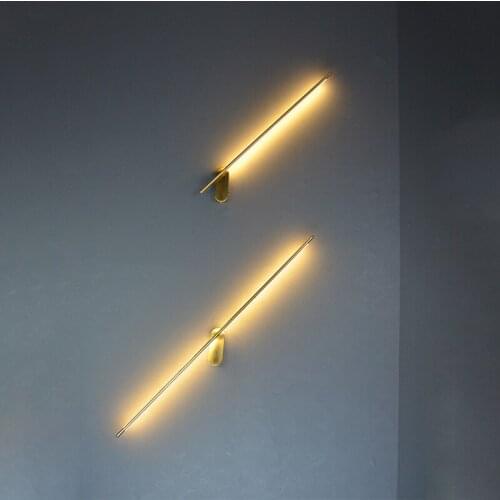 Modern Line Metal LED Wall Light Living Room Dining Room Bedroom Decor Wall Lamp Decor Lighting Fixture LED Suspension WA264