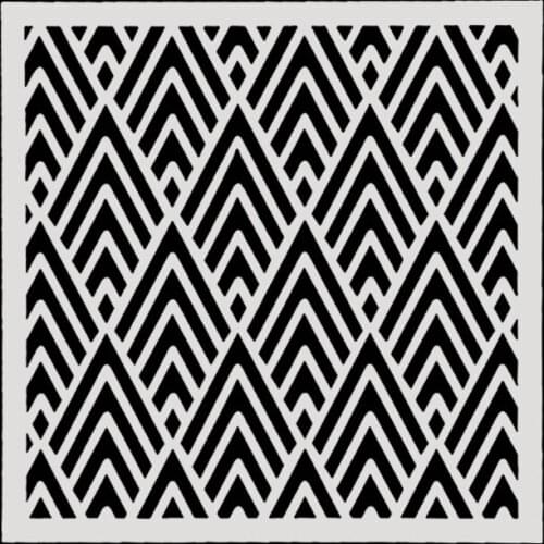 15*15 Geometry Layering Stencils graffiti hand copied board hollowed out photo album graphic spray painting tool