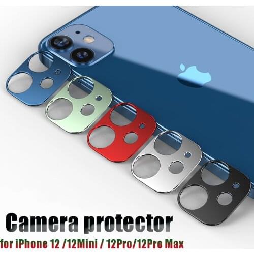 Ultra Thin Metal Camera Lens Protectors for IPhone 12 Mini Pro Max Camera Case for iPhone12 Series Protective Covers