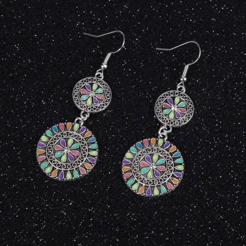 Vintage Water Drop Dangle Earrings for Women Classic Engagement Wedding Bridal Earrings Hanging Jewelry Accessories Gift