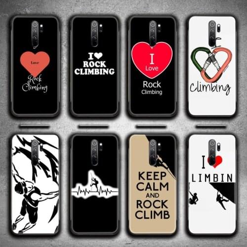 I love rock climbing Phone Case for Redmi 9A 9 8A 7 6 6A Note 10 9 8 8T Pro Max K20 K30 Pro