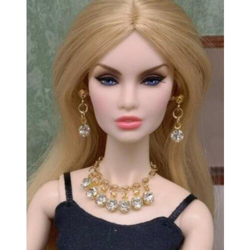 New styles Handmade Fashion Jewelry Earring Necklace Accessories For BB Fr 1:6 Dolls BBIEAR0066