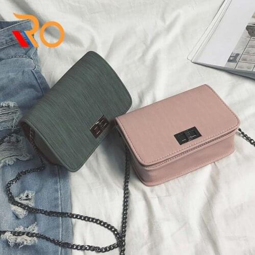Brand 2019 Women Handbags Chain Pu Leather Mini Tote Bag Female Fashion Dress Shoulder Bags Casual Handbag