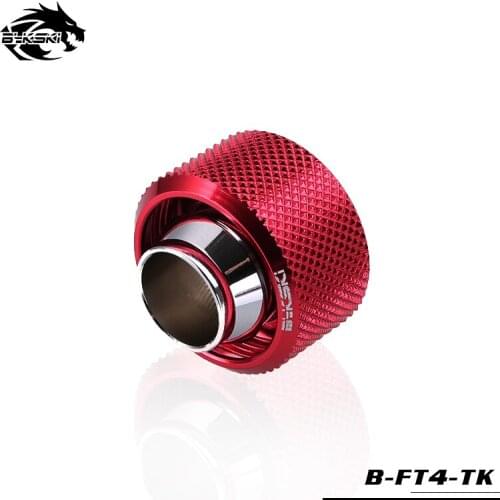 2 Bykski 13X19mm Hose Fittings G1 / 4 "Quick Coil Hose Computer Case Water Cooler Fitting B-FT4-TK Connector Fitting