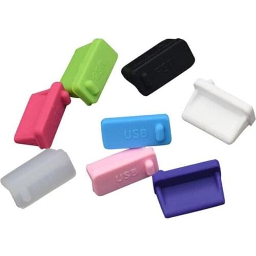 5Pcs Dustproof Standard USB 2.0/3.0 Dust Plug Port Charger Cover for PC Notebook Dust Plug Port Charger Cover for PC Notebook