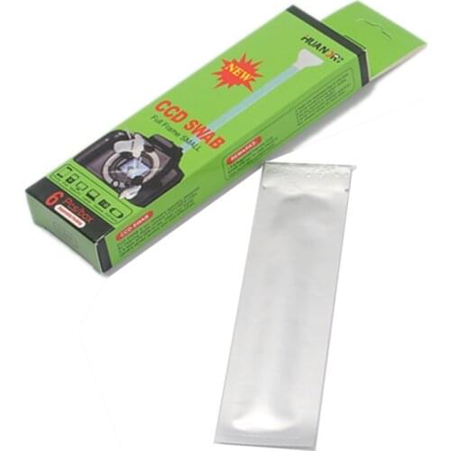 6 PCS 15mm Full Frame Wet Sensor Cleaner CMOS Small triangle wet CCD SWAB stick for Canon Nikon Sony DSLR cleaning lens