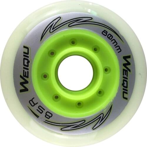 8 pieces/lot Inline Skates Wheels 85A 80 76 72mm Tires Rodas for FSK Slalom HV High KSJ WFSC IGOR ILQ-11 Skating Bearing Spacers