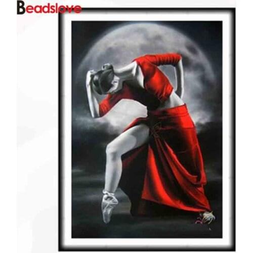 5D DIY Diamond Painting Sexy Woman Tango Dancer Embroidery Diamond Painting Cross Stitch Rhinestone Mosaic Painting hobby decor
