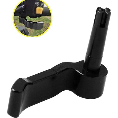 Aluminum Alloy Black Thumb Throttle Control Lever Replacement Compatible with Polaris Scrambler Sportsman 550 850 1000 2009-2018