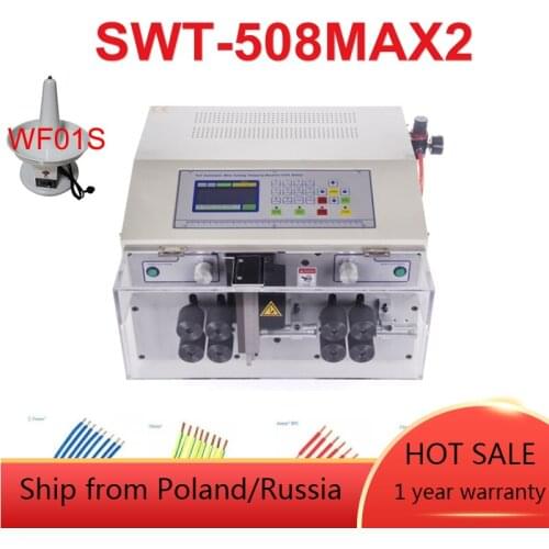 1000W Wire automatic cutting stripping and peeling machine SWT508MAX2-8 wheels 70 square millimetre crimping from 0.1 to 18mm