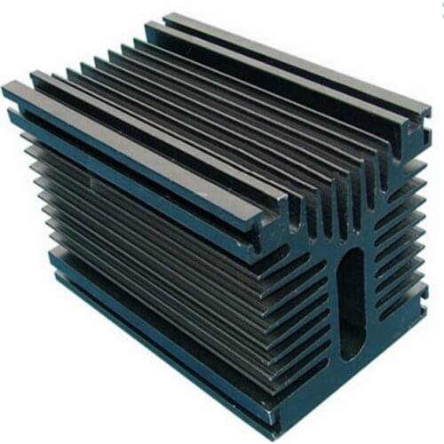 Free Ship 125*135*200mm Solid aluminum radiator Aluminum heatsink width 125mm,high 135mm,length 200mm Custom length heatsink