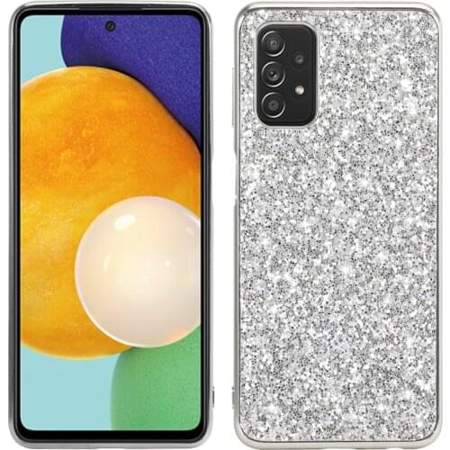 Glitter Phone Case For Samsung Galaxy A32 A42 A52 A72 A12 5G 4G Cute Shiny Bling Glitter Crystal Sequins PC+TPU Back Cover