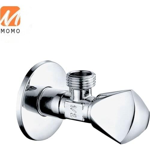 Hot Sale High Pressure Design Toilet Water 90 Degree 1/2 3/8 Brass Angle Valve