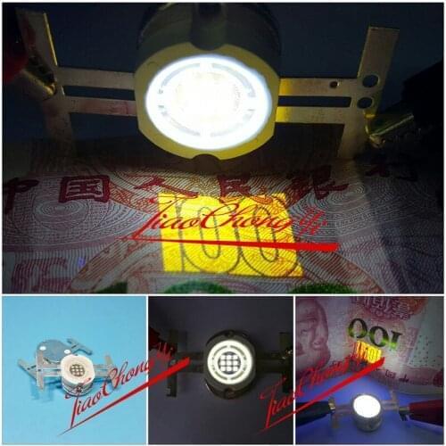 10W Round High Power LED UV Light Chip 365-370nm 1050mA Ultra Violet LAMP New