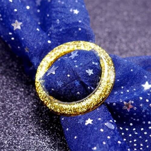 N7MF Napkin Buckle Silicone Mould DIY Crafts Casting Tool Belt Button Epoxy Resin Mold