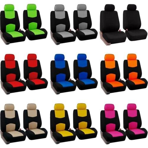 4 Pieces Set Car Seat Cover Set Universal Fit Most Cars Covers Detail Styling Car Seat Cloth Cushion Protector