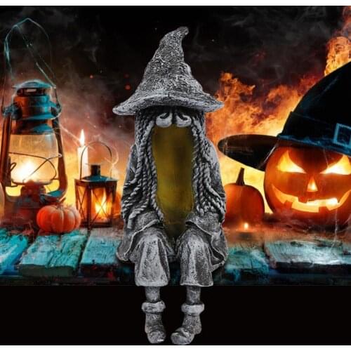 New Black Grim Reaper Statue Gothic Figurine Delicate Collection Dark Knight Witch King Black Riders Faceless Man Horror Ghost