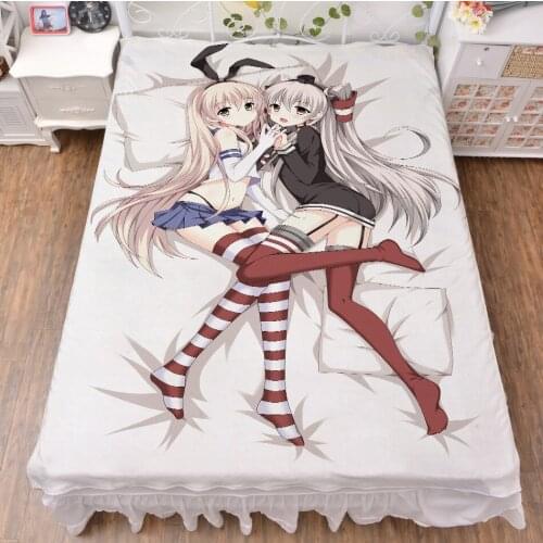 New Anime Cartoon collection flat sheet bed sheet top sheet No.011