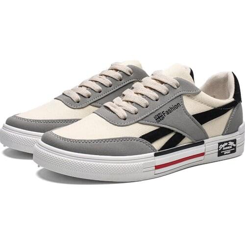 2020 new summer mens shoes Korean trend sports shoes casual board shoes classic flat shoes fashion wild canvas tide shoes net r