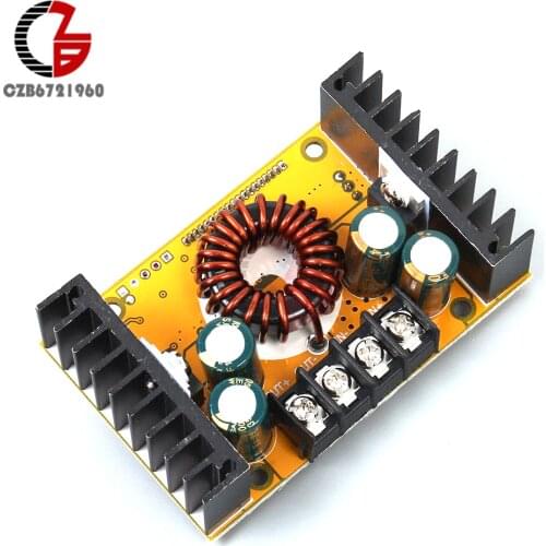 10A DC-DC Adjustable LCD Dual Display CC CV Step-down Buck Converter Power Module Short Circuit Protection + Cover Case