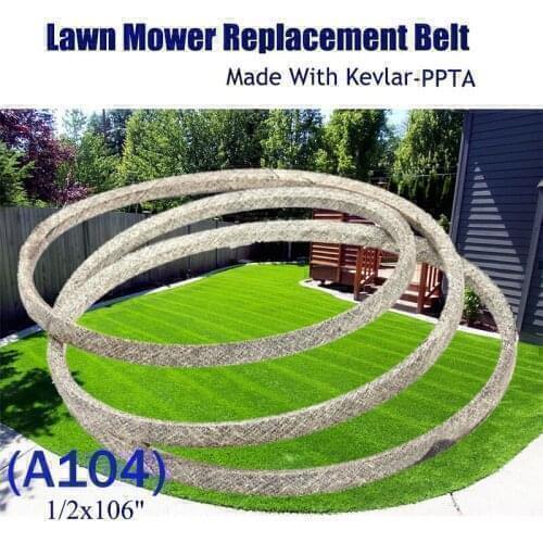 Made with K/evlar 46 Mower Belt Free Shipping Replacement Lawn Mower Engine Dry Cloth for 405143 532405143 584453101