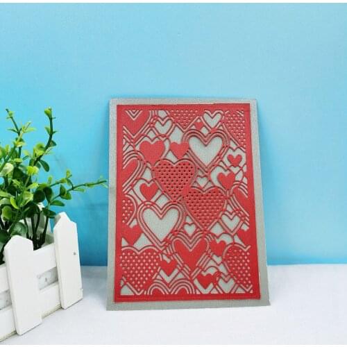 Heart Frame Die Cut Dies For Scrapbooking Stamps And Dies New Arrivals Embossing And Cutting Templates Crafts Scrapbook Album