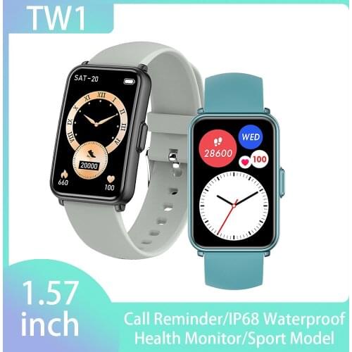 XUESEVEN Smart Watch TW1 Waterproof Blood pressure monitoring Fitness Sport Smartwatch 2021 Men Women For Androis iOS PK Y68 D20