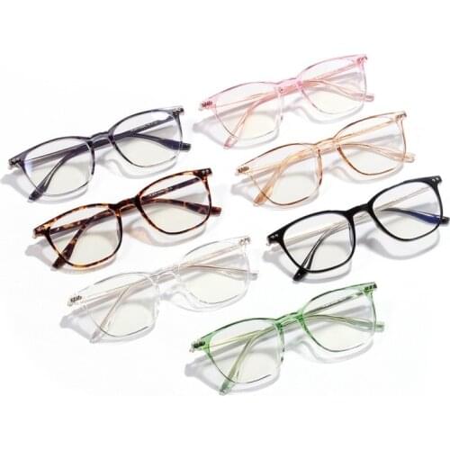Unisex Women Men Retro Anti Blue Light Round Computer Glasses Eyewear Frame HD UV Optical Spectacle Glasses Eyeglasses