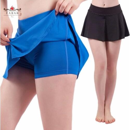 Women Sports Shorts Skirts Running Yoga Shorts Skirt Summer Quick Dry Gym Clothing High Waist Loose Girls Tennis Pantskirt