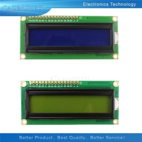 1pcs/lot 5V lcd 1602 blue screen Character LCD Display Module Blue Blacklight New and white code new
