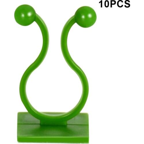 10/20/50 Pcs Invisible Wall Vines Fixture Plant Climbing Wall Clip Sticky Hook Fixing Clip Holder for Home SDF-SHIP