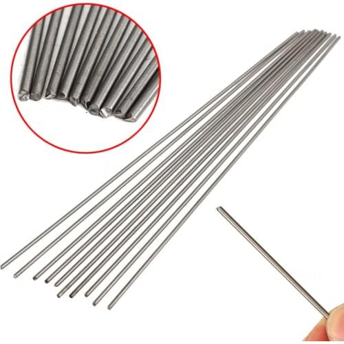 10pcs New 2mm Diameter Titanium 6al-4v Round Bar Ti Gr.5 Welding Grade 5 Rods
