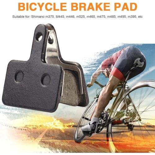 2pcs/Set MTB Mountain Bicycle Disc Brake Pads for Shimano M375 M445 M446 Resin Semi-Metallic Cycling Brake Pad Parts