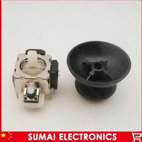 30pcs Analog Thumb sticks Thumb Grip Stick Cap&30pcs 3D Analog Thumb stick Sensor for ps2 Controller