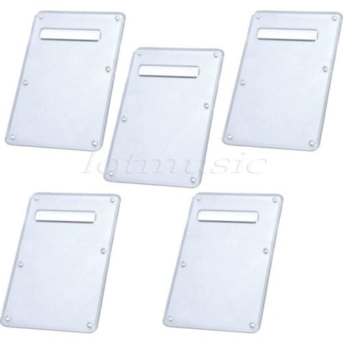 5Pcs PVC Mirror Back Plate Tremolo Cavity Cover for Fender Guitar Replacement