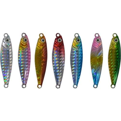 7PCS Trout laser Spoon Jigging Lure Metal Bait mixed Colors Pesca Freshwater Fishing Tackle Isca Artificial Lake Fishing 7-40g