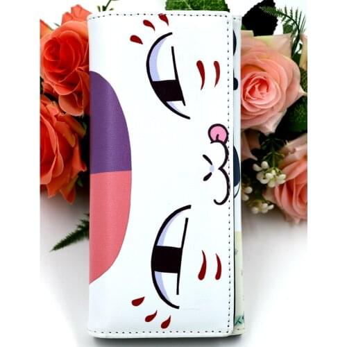Anime Natsume Yuujinchou Nyanko Sensei Colorful Synthetic Leather Wallet Card Holder Purse with Hasp