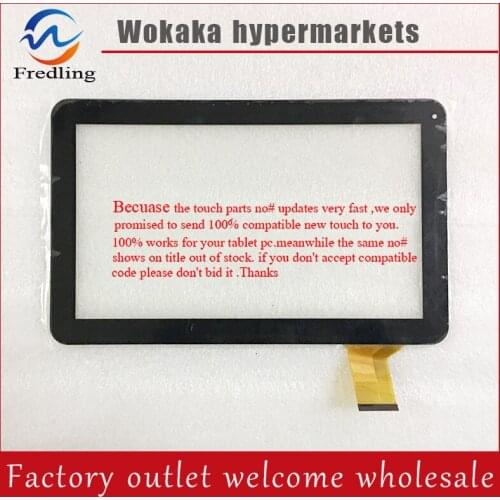 Free shipping FPC100-014 10.1 inch capacitive touch screen digitizer glass for tablet pc mid repair