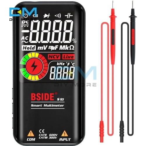 S10 S11 Digital Multimeter 3.5"LCD Color Display 9999 T-RMS DC AC Voltage Capacitor Ohm Diode Multimetro NCV Hz Tester DMM