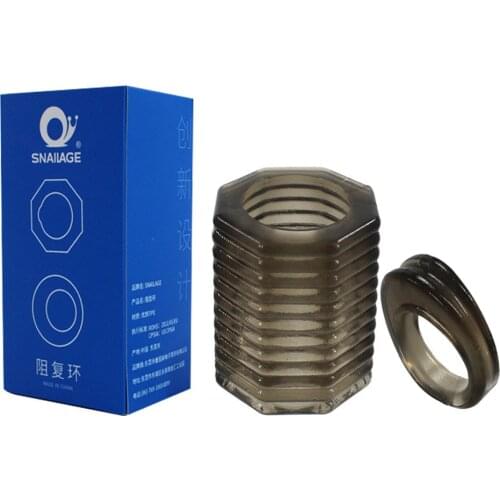 2PCS Phimosis Correction Rings Soft Silicone Penis Rings Delay Ejaculation Foreskin Corrector Cock Rings Sex Products For Men