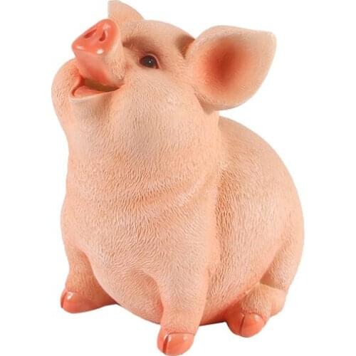 Piggy Bank Piggy Pig Home Resin Craft Ornaments Money Box Piggy Bank Cash Box Coin Bank Moneybox Coin Box