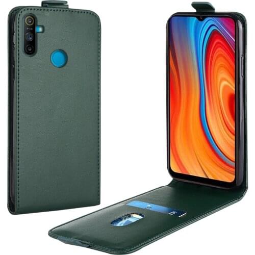 Flip Up and Down Leather Case for Realme C3 Case RMX2027 RMX2020 RMX2021 Vertical Cover for Realme C3 c3 Case Phone Bag