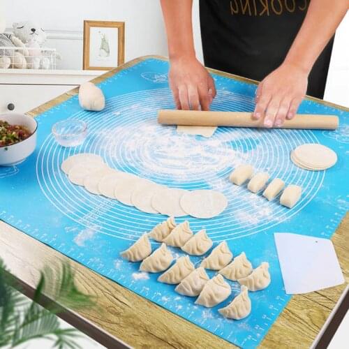 Kitchen Accessories Silicone Baking Mats Sheet Pizza Dough Non-Stick Maker Holder Pastry Cooking Tools Kitchen Utensils Gadgets
