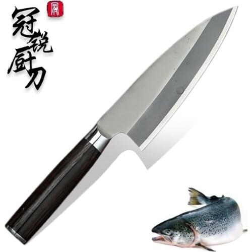 Kitchen Knife 8.2 Inch Japanese Deba Knives Cutting Fish Kitchen Knives Stainless Steel Chef Cooking Tools Japanese Kitchen PRO