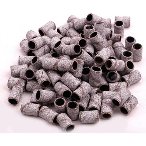 100Pcs Polisher Nail Machine Nail Drill Bits Nail Art Sanding Bands UV Gel Acrylic Polish Remover For Nail Accessory Tool