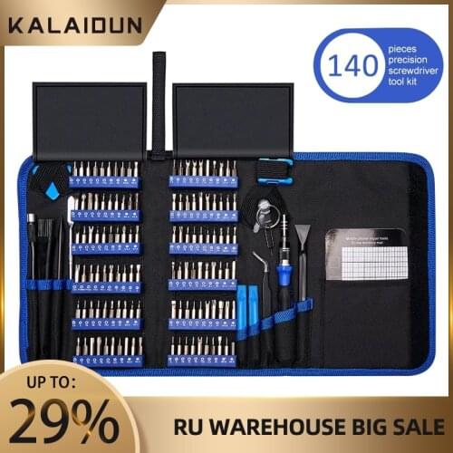 KALAIDUN 140 In 1 Precision Screwdriver Set Torx Bit Screw Driver Bits Magnetic Mobile Phone Multitools Repair Hand Tools Kit