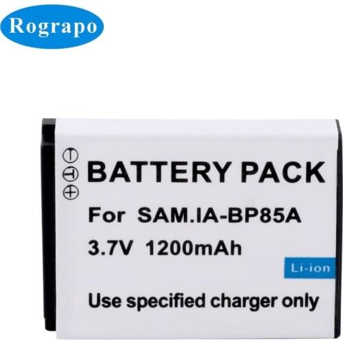 New 1200mAh BP-85A BP 85A Camera Battery For Samsung ST200 ST200F PL210 WB210 SH100 Replacement Accumulator