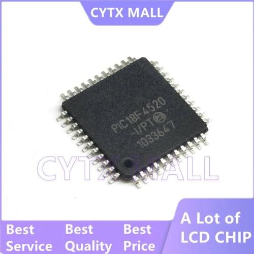 1PCS/LOT PIC18F4520-I/PT PIC18F4520 18F4520 TQFP-44