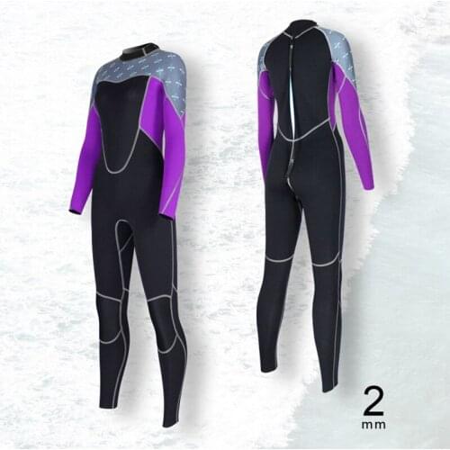 Outdoor Wading Sports New One-Piece Swimsuit Ladies Sunscreen Surfing Suit 2mm Wetsuit Wetsuit Slim-Fit Swimsuit Wetsuit